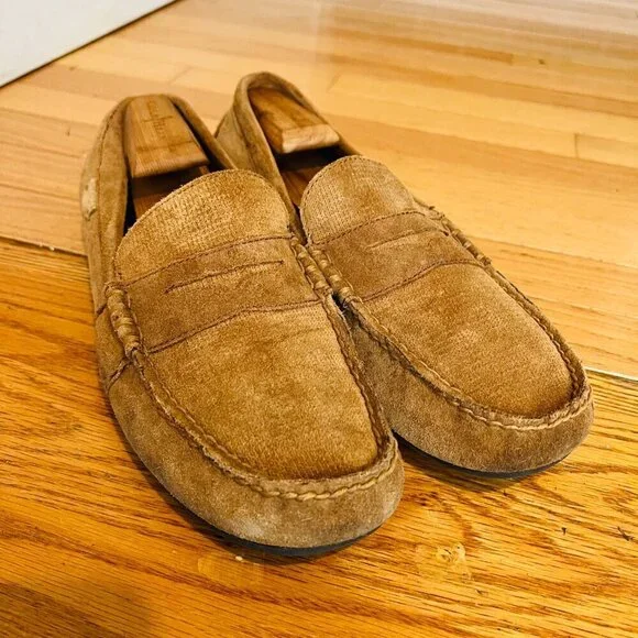 Polo Ralph Lauren Anders Suede Penny Driver Size 10.5 - Picture 3 of 16